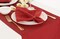 Set of 12 Hemstitch Cloth Dinner Napkins 100% Cotton - Soft Durable Washable -Ideal for Events Wedding Fall Thanksgiving and Christmas - Perfect Everyday Use Table Linen 18x18 - Red